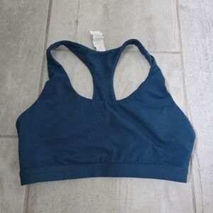 Fabletics Teal Medium Impact Bra